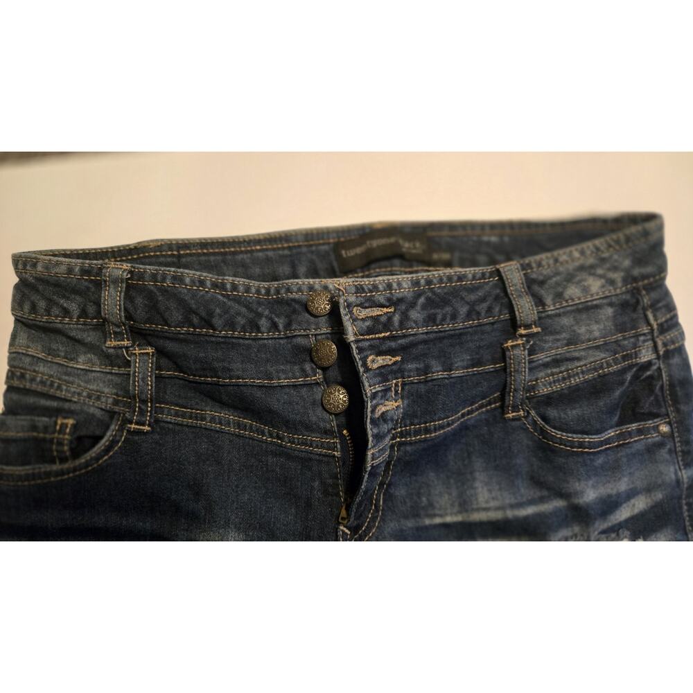 Twenty One Black by Rue 21 9/10 Skinny Jeans Distressed Skinny Women's Jeans